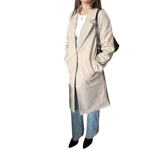 Elegant Cream Women's Coat